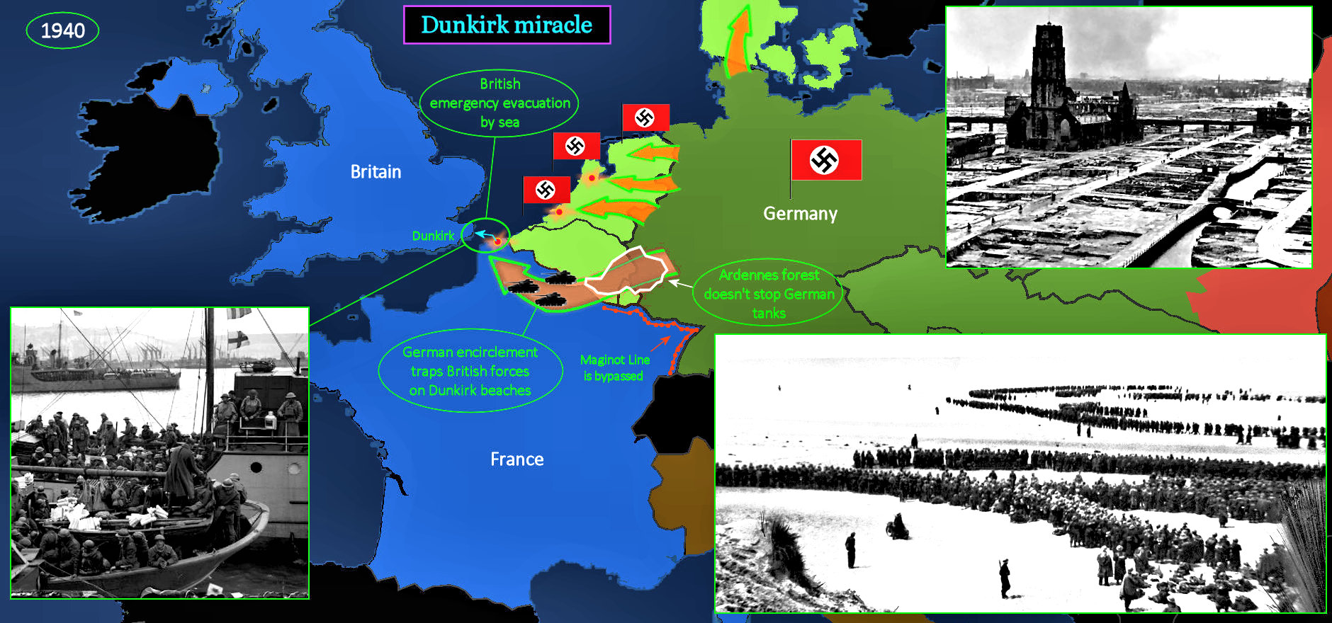Hitler's rampage, 1940